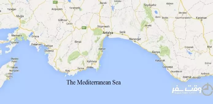 نقشه آنتالیا , وقت سفر