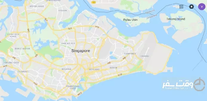 نقشه سنگاپور , وقت سفر