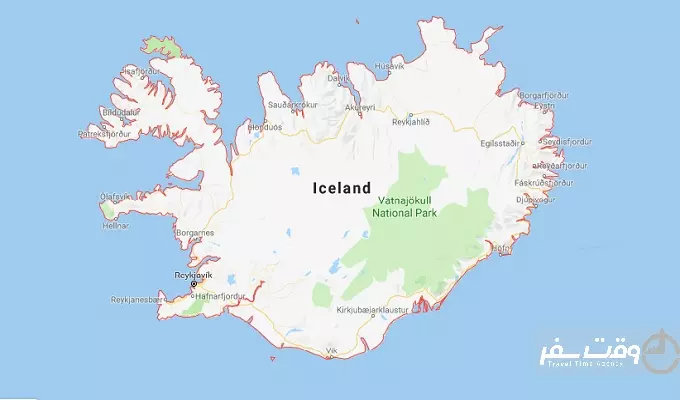 نقشه ایسلند , وقت سفر