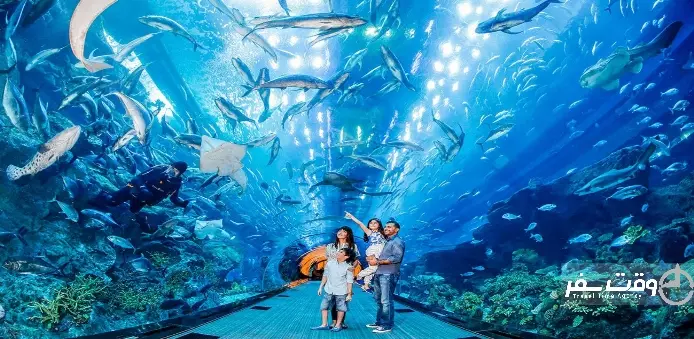 آکواریوم دبی , وقت سفر