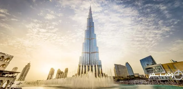 برج الخلیفه , وقت سفر