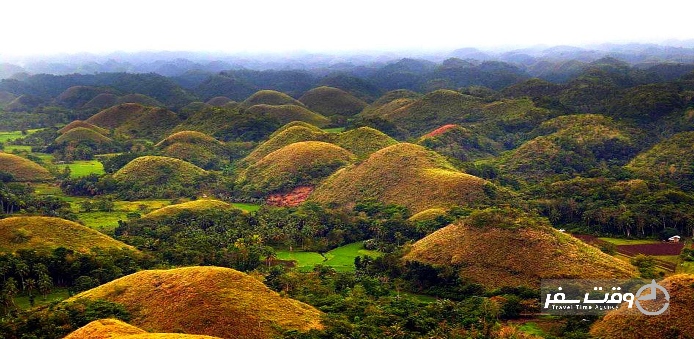 تپه های شکلات فیلیپین , وقت سفر