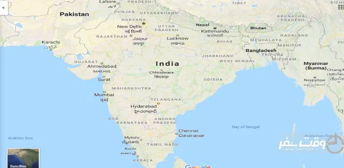 نقشه هند , وقت سفر