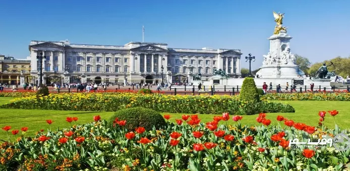 کاخ باکینگهام , وقت سفر