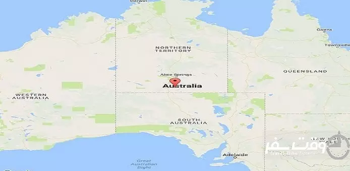 نقشه استرالیا , وقت سفر