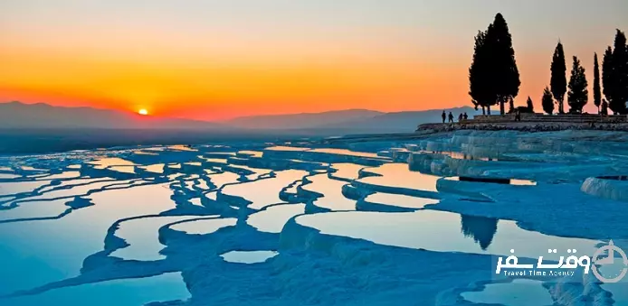 پامموک کاله , وقت سفر