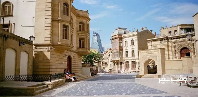 شهر قدیم باکو . وقت سفر